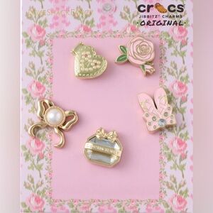 NWT LoveShackFancy X Crocs 5-Pack Of Icon Jibbitz Charms